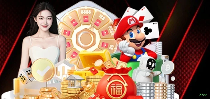 Imagem promocional da experiência de game da 77ee